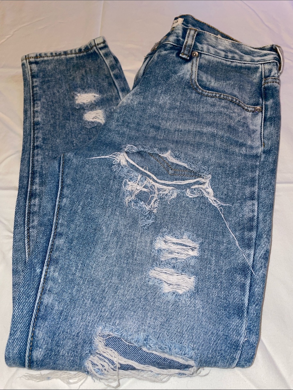Bullhead Denim Co. Skinny Boyfriend Distressed Jeans | Size 26 | 100% Cotton